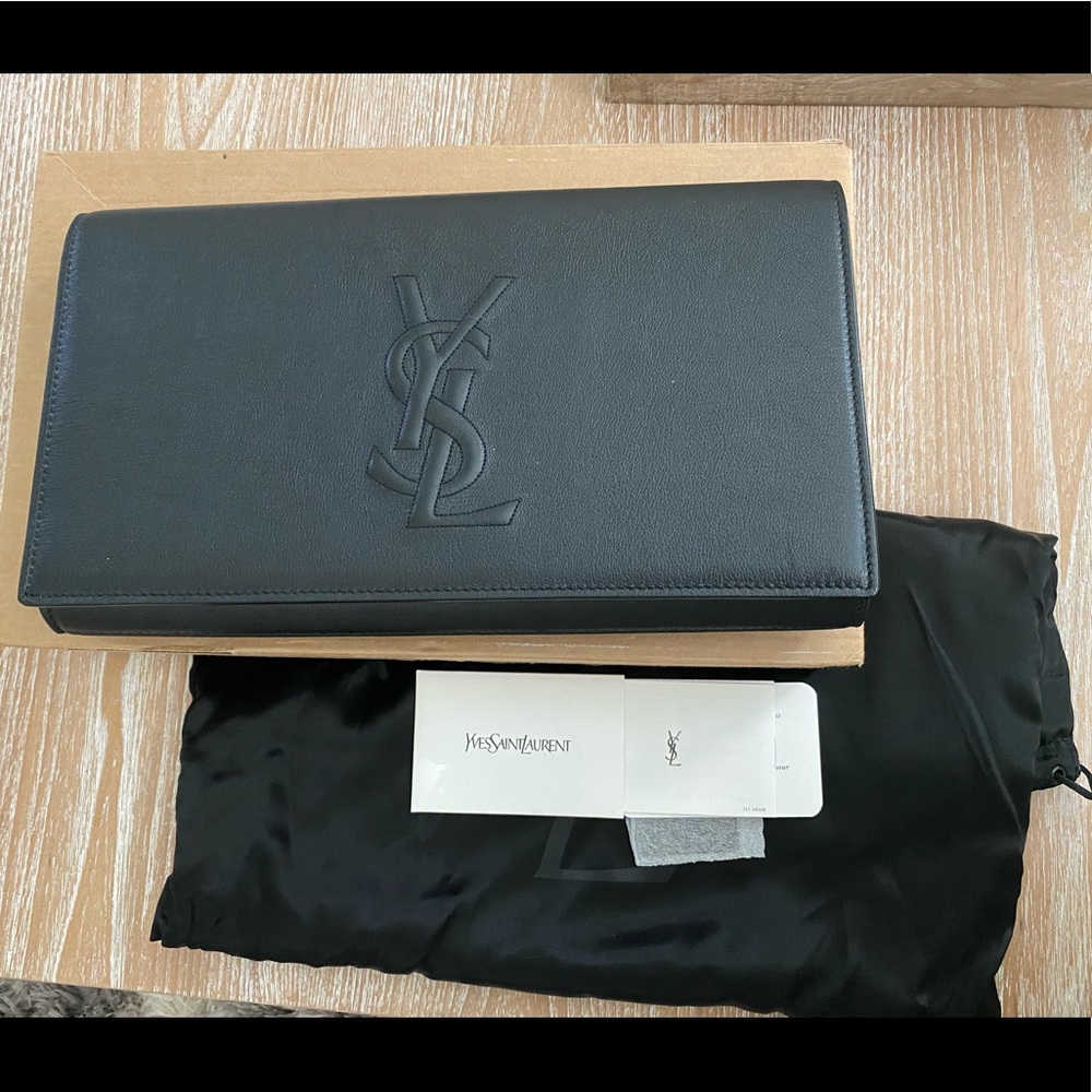 Saint Laurent clutch black
